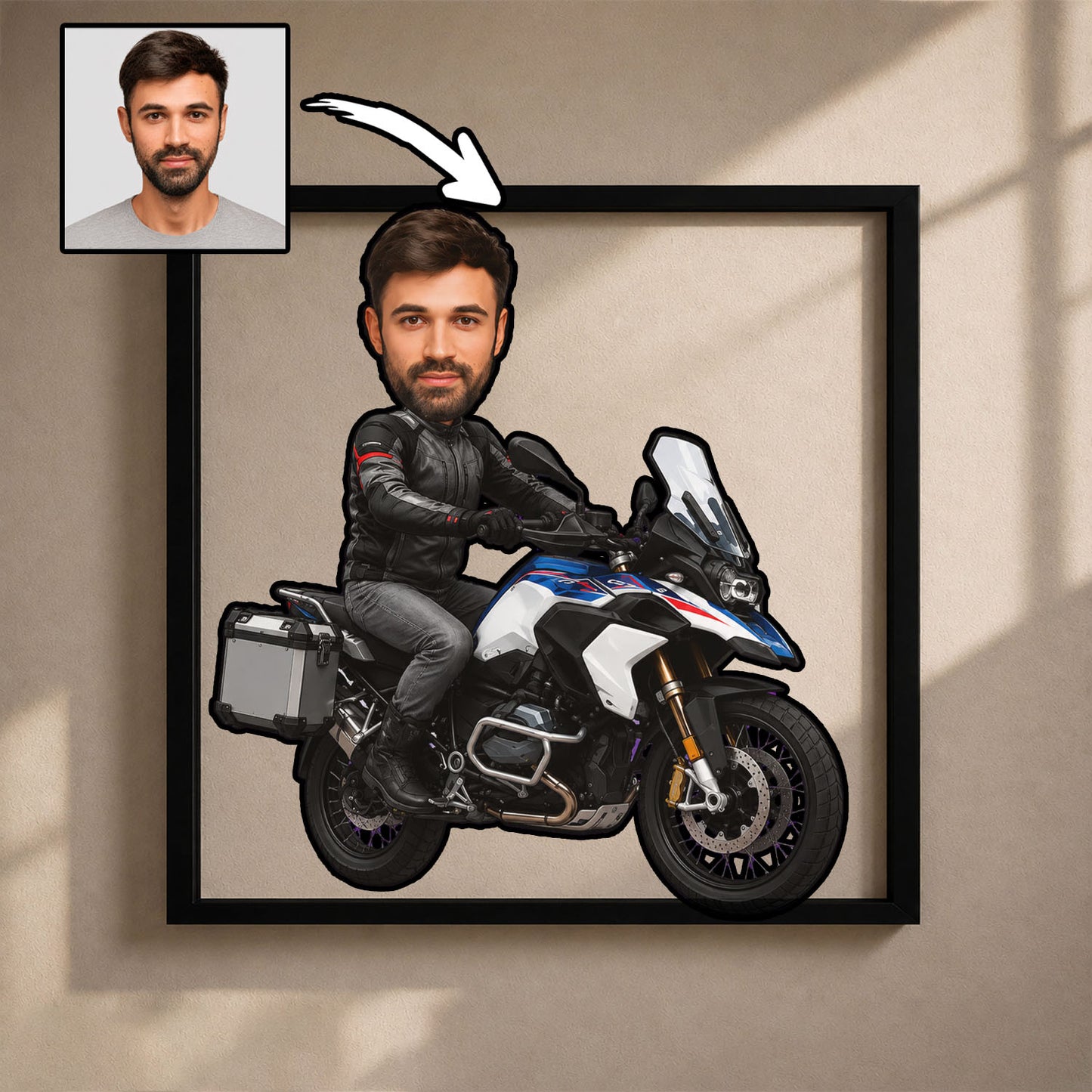 Modern Karikatür Tasarım Ahşap Tablo