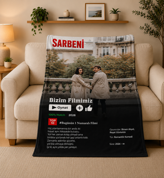 Kişiye Özel Netlfix Tasarım TV Battaniyesi 116244