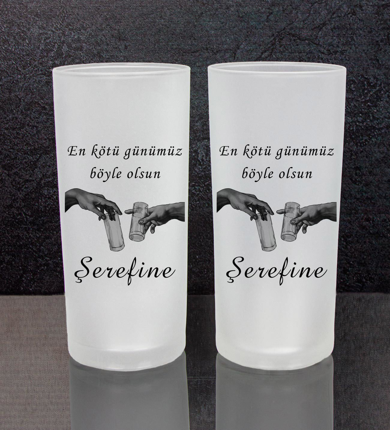 Şerefine 2'li Rakı Bardağı 111479