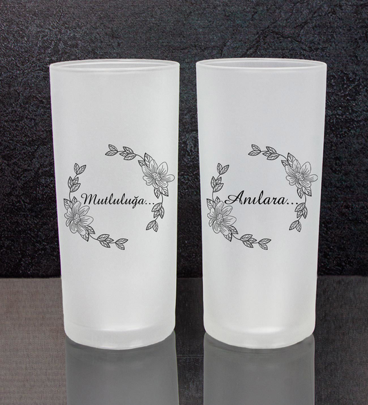 Mutluluğuna Ve Anılara 2'li Rakı Bardağı 111512